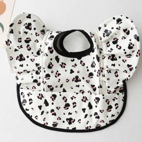 Baby Meal Pocket Waterproof Bib with Angel Wing Design