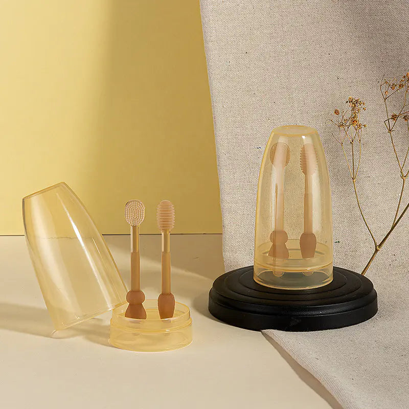 Silicone Baby Toothbrush for Oral Cleaning and Care