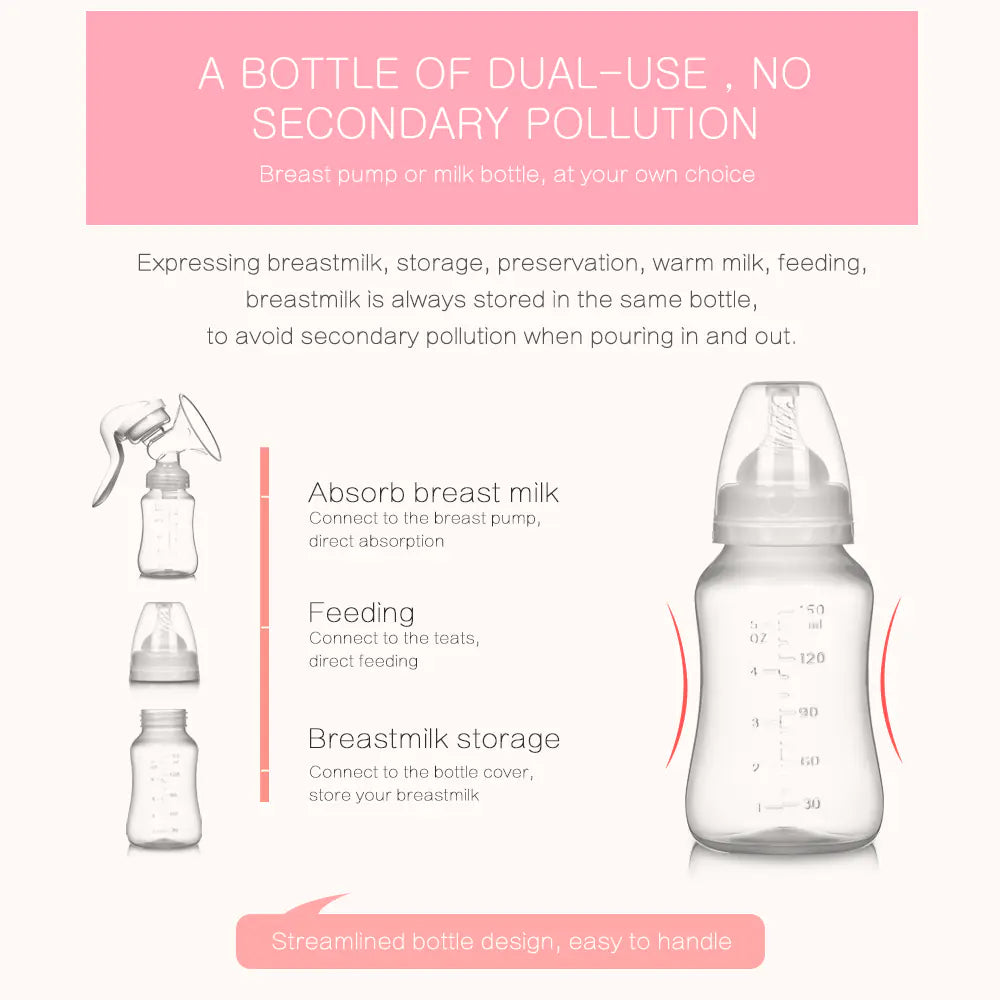 Silicone Manual Breast Pump for Pregnant Women