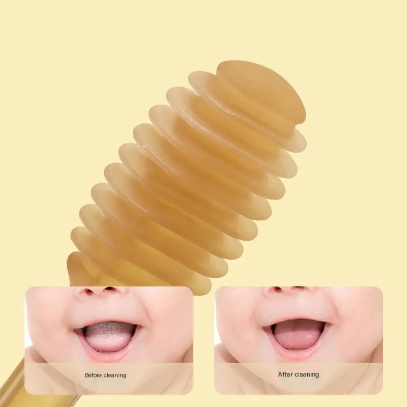 Silicone Baby Toothbrush for Oral Cleaning and Care