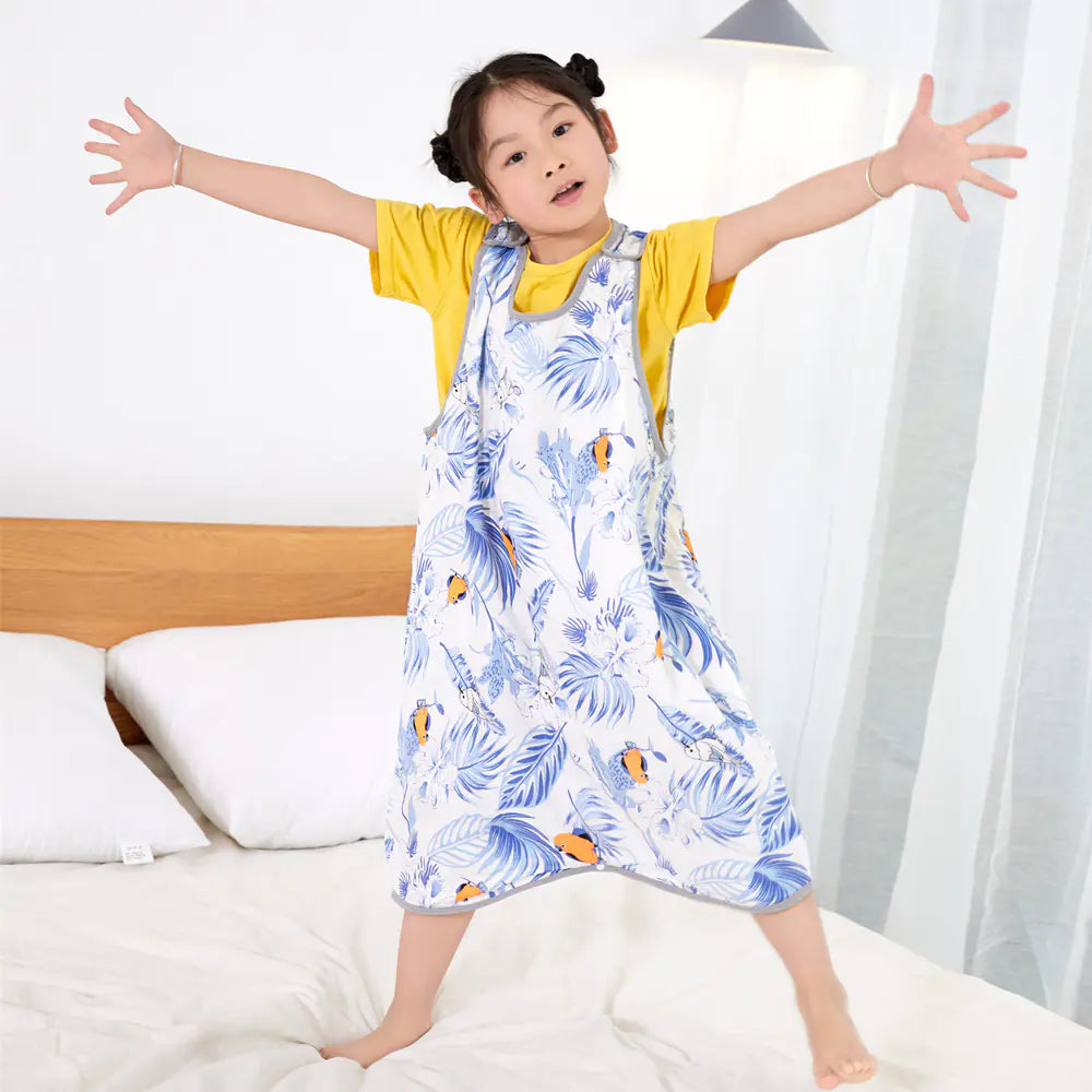 Bamboo Fiber Antibacterial Children's Sleeping Bag Vest