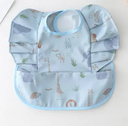 Baby Meal Pocket Waterproof Bib with Angel Wing Design